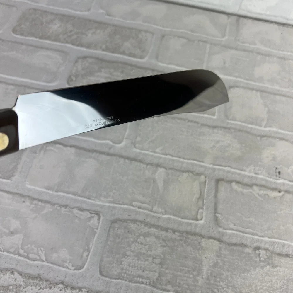 Cutco 1022 Butcher Knife Brown Marbled Swirl Handle Stainless Steel 8